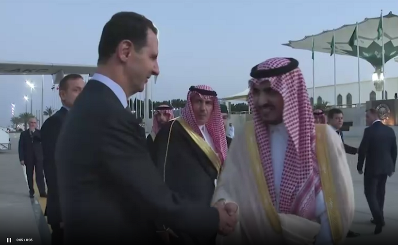 Tổng thống Syria Bashar Assad đến Ả rập Saudi.
