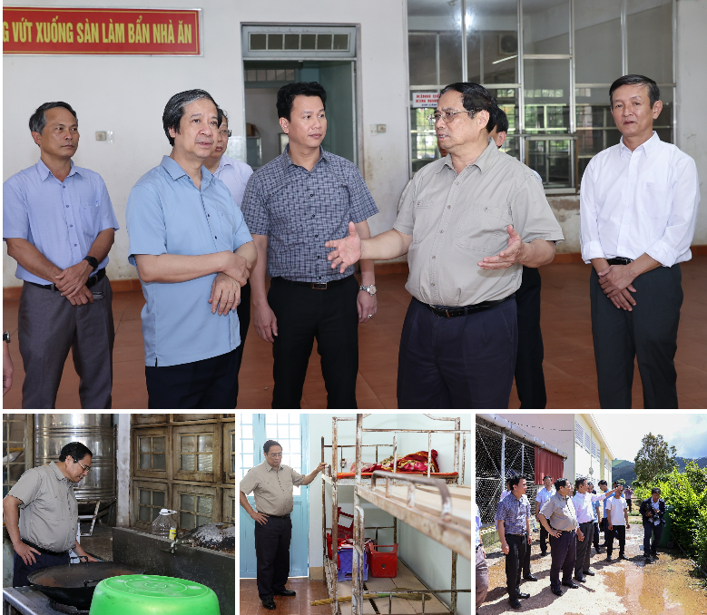 Thủ tướng thăm trường dân tộc nội trú tại huyện nghèo của Kon Tum ảnh 2