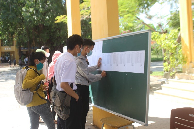 Học sinh Quảng Nam dự thi Kỳ thi tốt nghiệp THPT đợt 1 năm 2020. 