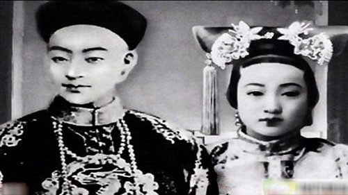 Hoàng đế Quang Tự và Trân phi (Ảnh: kanzhongguo.com).