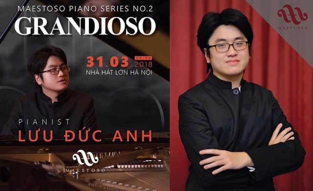 Hòa nhạc GRANDIOSO sẽ diễn ra vào ngày 31/3/ 2018