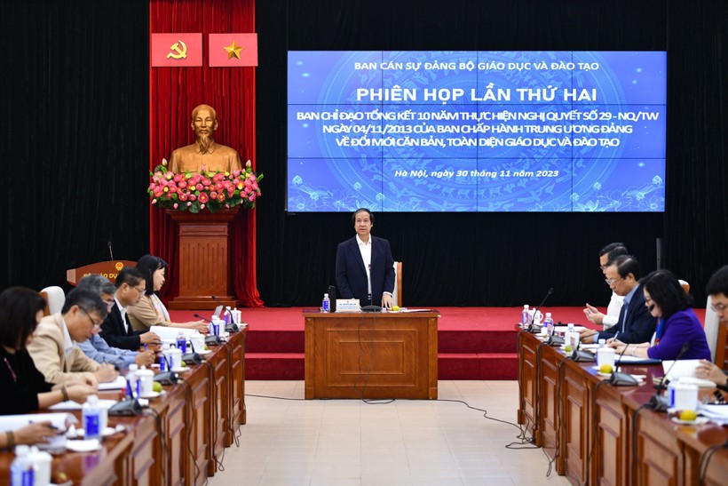 Bộ trưởng Nguyễn Kim Sơn chủ trì phiên họp lần thứ 2 Ban chỉ đạo tổng kết 10 năm thực hiện NQ-29.