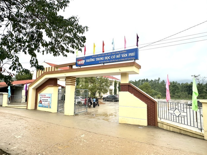 Trường THCS Văn Phú, huyện Sơn Dương, tỉnh Tuyên Quang.