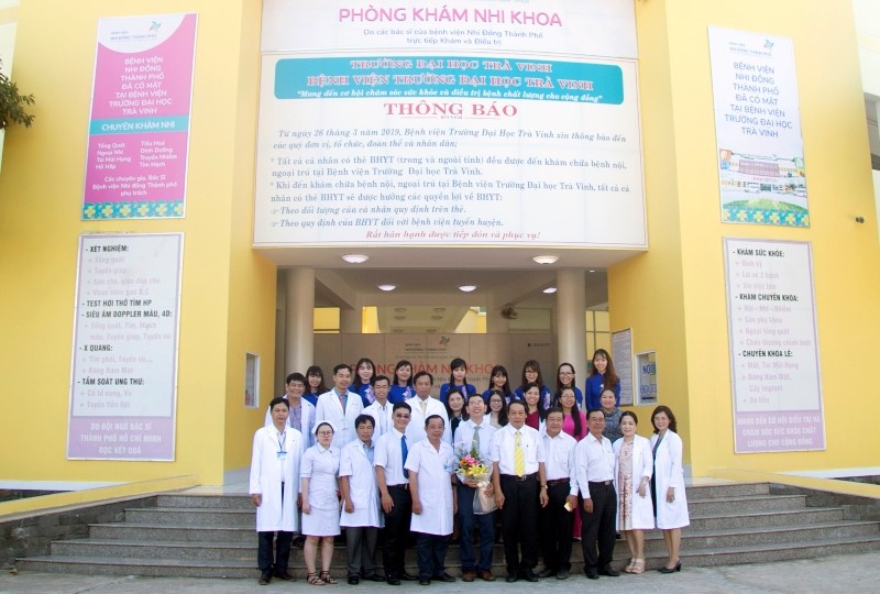 Bệnh viện Trường Đại học Trà Vinh có Phòng khám Nhi
