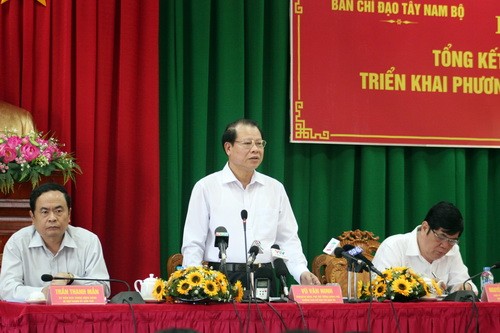 Phó Thủ tướng Chính phủ Vũ Văn Ninh – Trưởng BCĐ TNB phát biểu chỉ đạo tại hội nghị