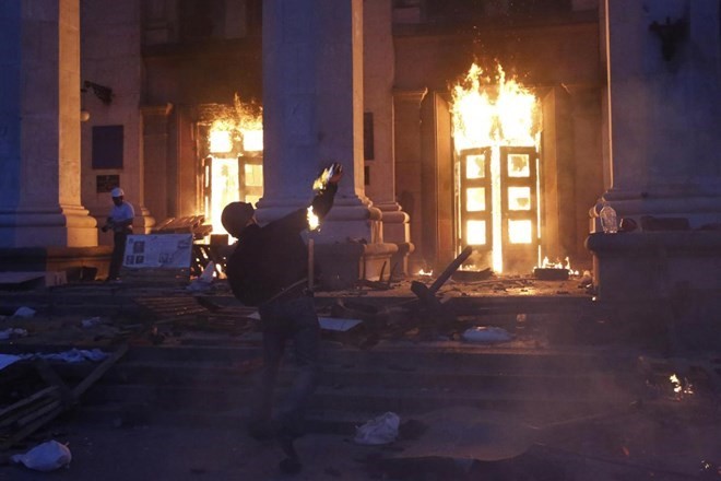 Vụ cháy tòa nhà công đoàn ở Odessa 