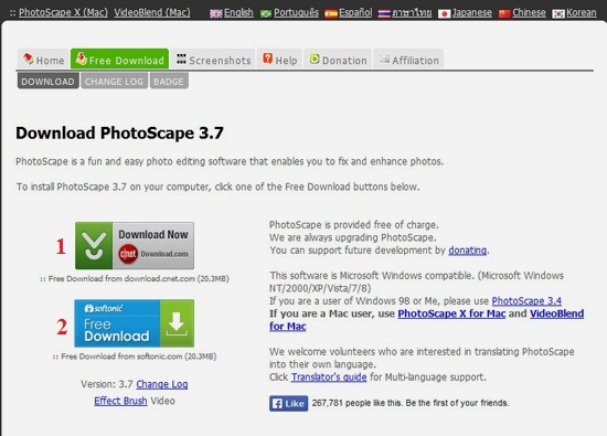 Hướng dẫn sử dụng PhotoScape, phần mềm chỉnh sửa ảnh gọn nhẹ