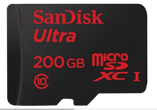 Thẻ nhớ microSDXC 200 GB của SanDisk chính thức lên kệ, giá 240 USD