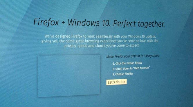 Firefox ra mắt phiên bản mới, tối ưu cho Windows 10