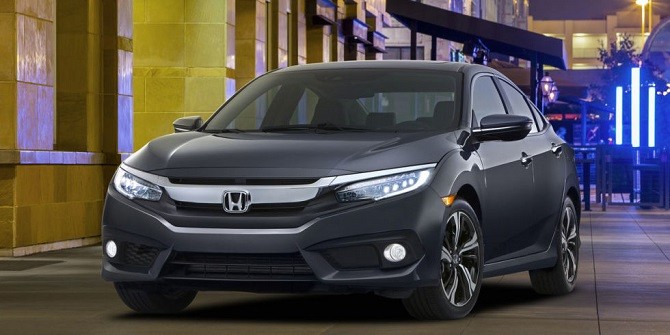 Honda làm mới thiết kế dòng Civic 2016 thế hệ thứ 10 