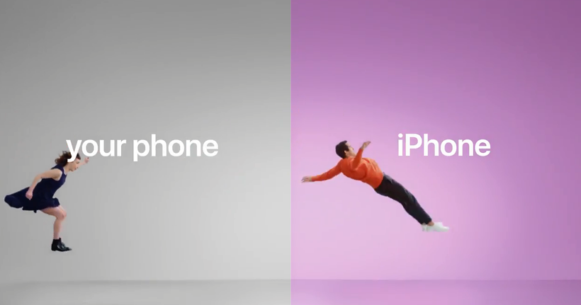 Apple "ném đá" Android bằng 3 clip quảng cáo "độc"