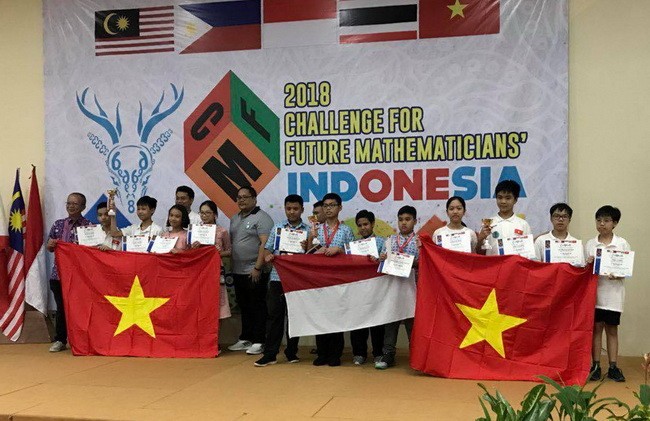 Viêt Nam gặt mưa huy chương tại kì thi Toán quốc tế CFM 2018