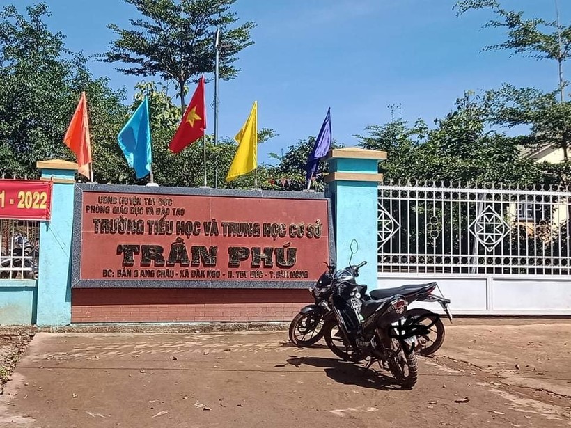 Trường Tiểu học và THCS Trần Phú, xã Đắk Ngo, huyện Tuy Đức (Đắk Nông).