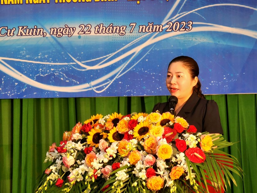 Bộ tư lệnh CSCĐ phối hợp hỗ trợ an sinh xã hội tại huyện Cư Kuin ảnh 2