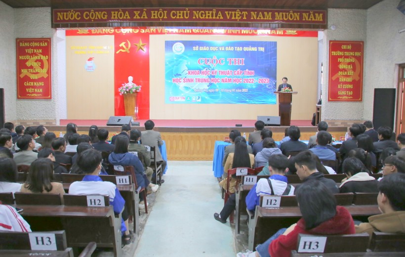 Hơn 100 đề tài của học sinh Quảng Trị tham gia thi Khoa học kỹ thuật cấp tỉnh  ảnh 1