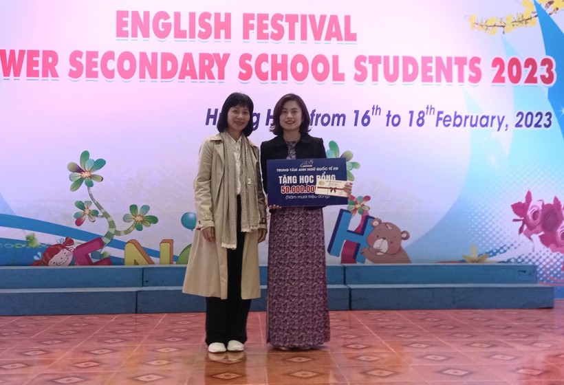 Học sinh miền núi Quảng Trị tranh tài thi tiếng Anh cấp Trung học cơ sở ảnh 5