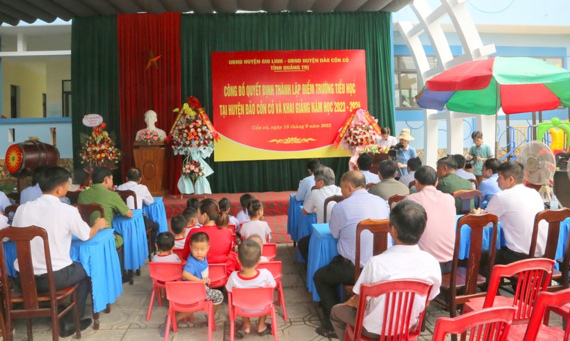 UBND tỉnh thống nhất phương án tổ chức một điểm trường tiểu học trên huyện đảo Cồn Cỏ. ảnh 5