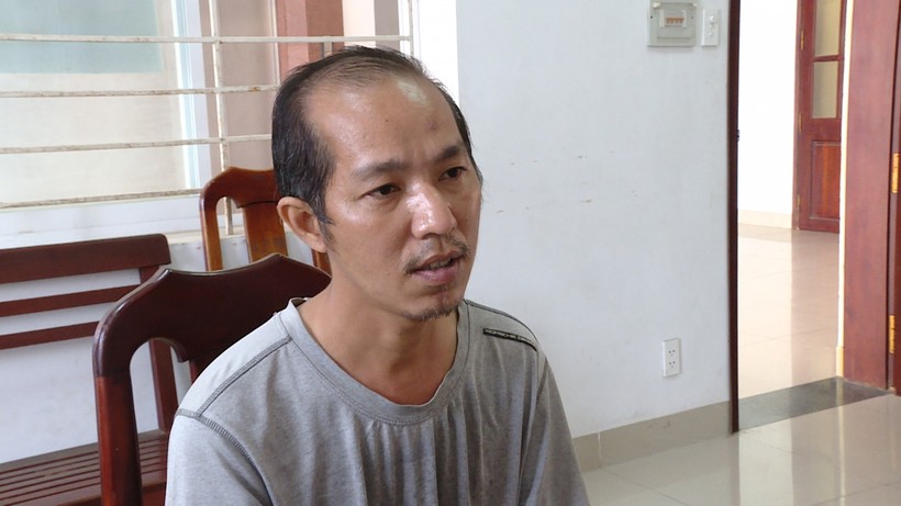 Đối tượng Nguyễn Thanh Anh Dũng bị bắt giữ sau gần 7 năm trốn nã. Ảnh: Công an Bà Rịa - Vũng Tàu.