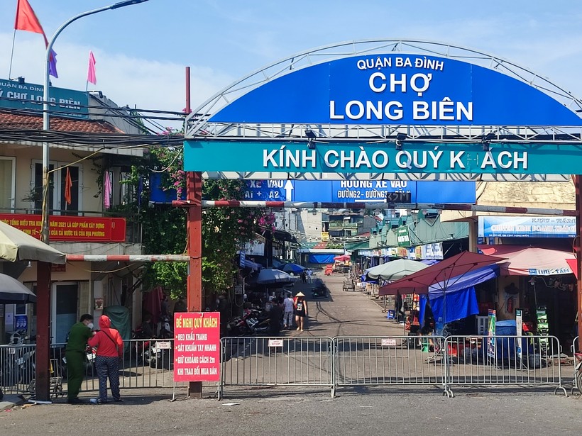 Sau hơn 2 tháng dừng hoạt động, chợ Long Biên sẽ mở cửa trở lại từ ngày 21/10.