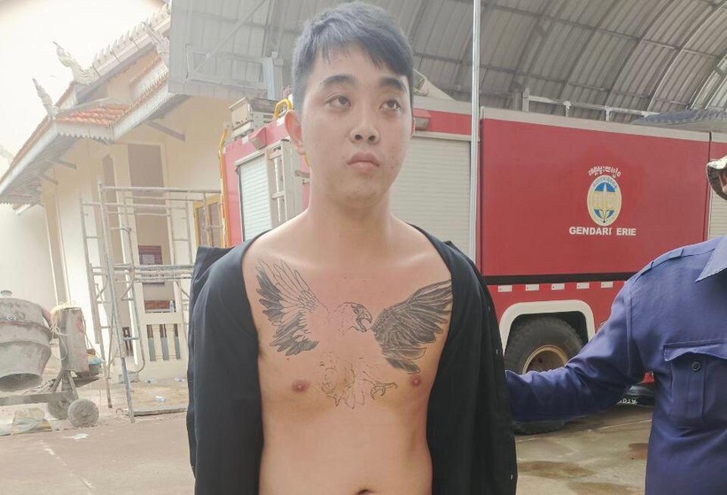 Đối tượng Cao Minh Quang bị cơ quan chức năng bắt giữ.