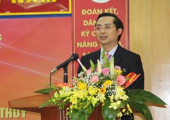 Ông Vũ Anh Tuấn, Bí thư Đảng ủy, Chủ tịch Hội đồng thành viên Tổng Công ty Công nghiệp Tàu thủy.