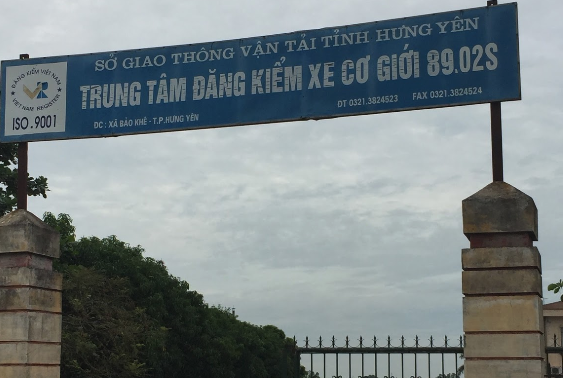 Trung tâm đăng kiểm xe cơ giới Hưng Yên 89-02S.