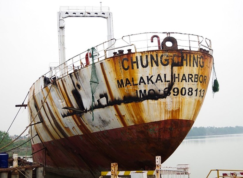 Tàu Chung Chinh có liên quan đến vụ án.