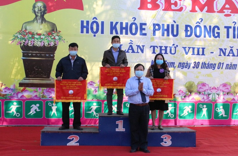 Các đơn vị đạt giải Hội khỏe Phù Đổng tỉnh Kon Tum lần thứ VIII - 2021.
