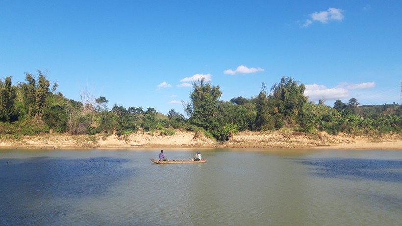 Đời sống người dân làng du lịch cộng đồng Kon Kơ Tu phụ thuộc vào sông Đăk Bla.