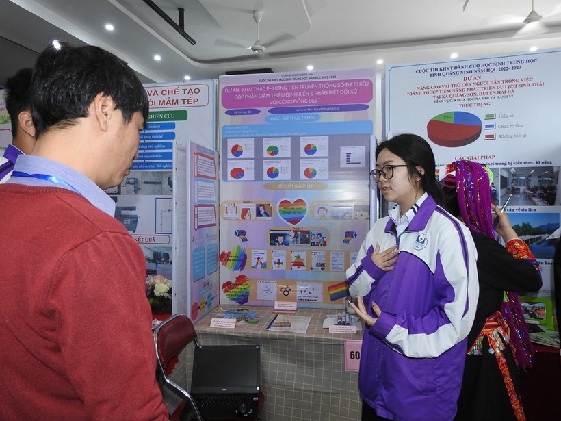 50 dự án đạt giải Cuộc thi Khoa học kỹ thuật học sinh trung học Quảng Ninh ảnh 7
