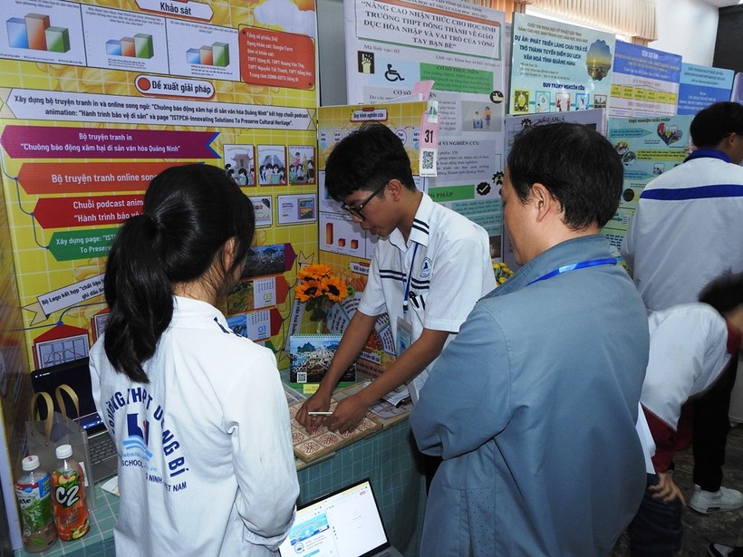 50 dự án đạt giải Cuộc thi Khoa học kỹ thuật học sinh trung học Quảng Ninh ảnh 9
