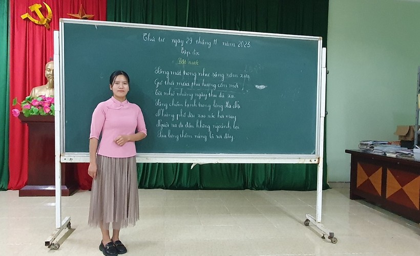 Cô giáo Phan Thị Hiền.