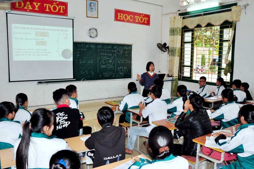 Một giờ học văn hóa của học sinh Trung tâm GDNN-GDTX TX Quảng Yên (Quảng Ninh)