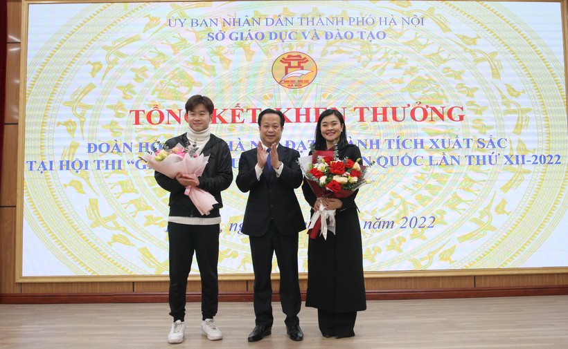 Hà Nội khen thưởng thành tích nhất toàn đoàn Hội thi Giai điệu tuổi hồng 2022 ảnh 1