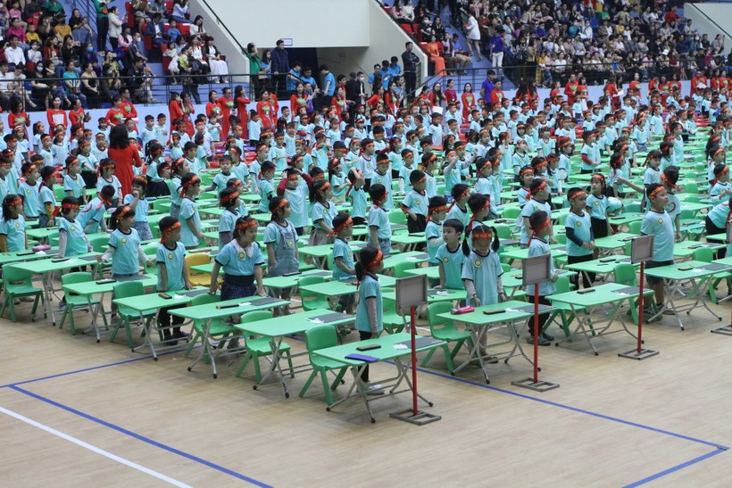 Hơn 600 học sinh mầm non Hà Nội đua tài tính nhẩm nhanh ảnh 3