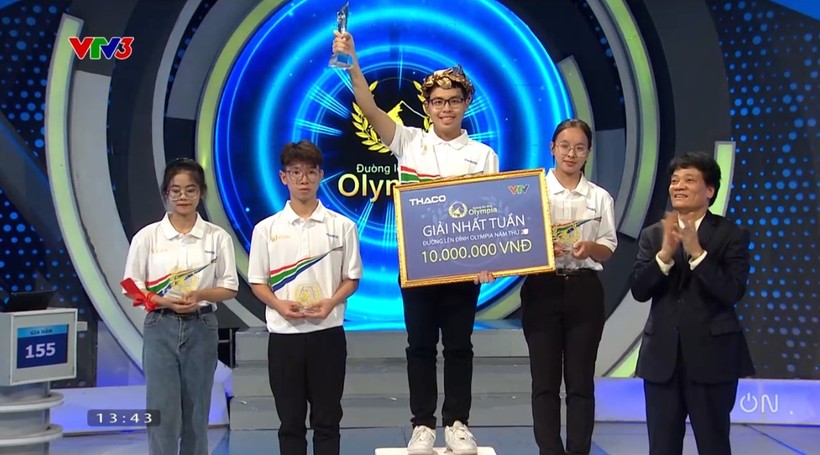 Nam sinh Đà Nẵng xuất sắc giành vòng nguyệt quế thi tuần Olympia ảnh 1