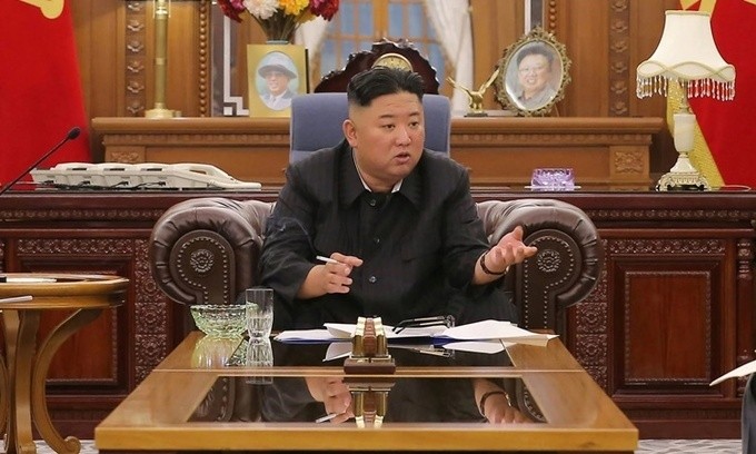 Hình ảnh ông Kim Jong Un do hãng thông tấn KCNA công bố hôm 8/6