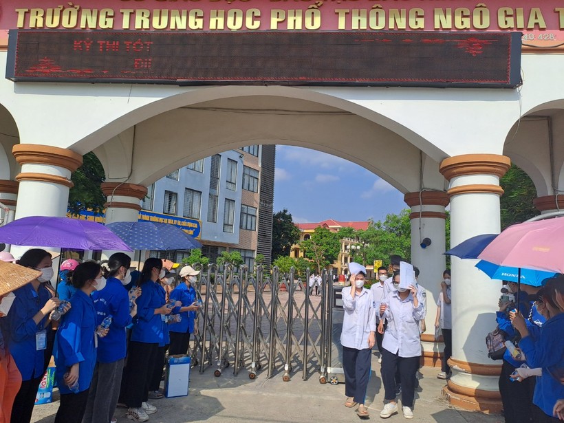 Kỳ thi tốt nghiệp THPT tại Bắc Ninh diễn ra an toàn, nghiêm túc ảnh 1