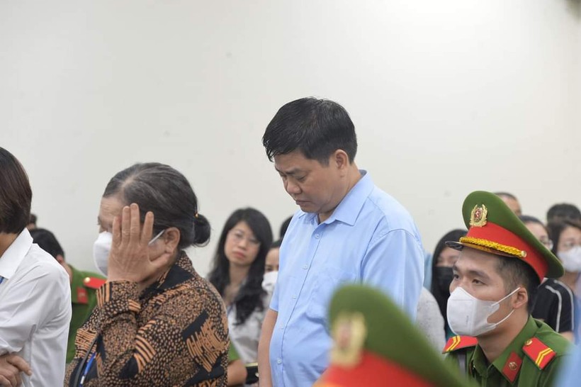 Bị cáo Nguyễn Đức Chung tại phiên tòa.
