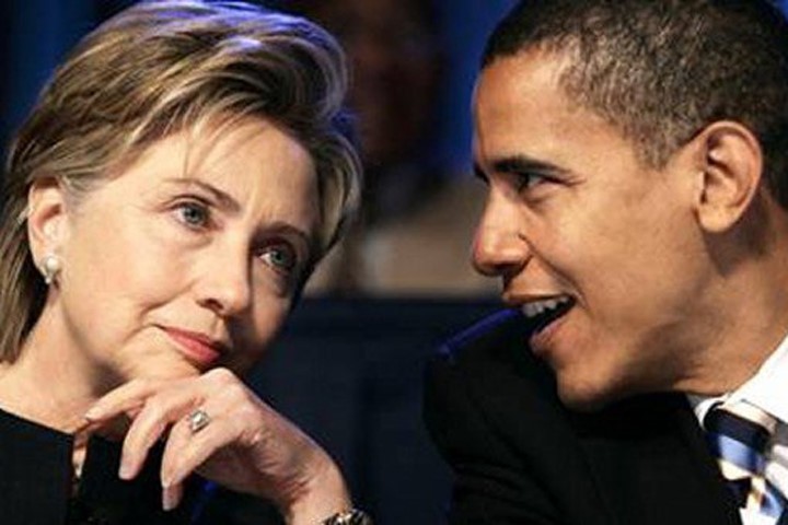 Bà Hillary và ông Obama. (Ảnh: Gateway)