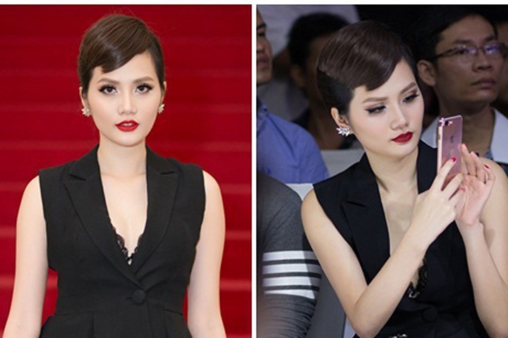 Hoa hậu Đông Nam Á Diệu Linh đẹp lạ với tóc tém
