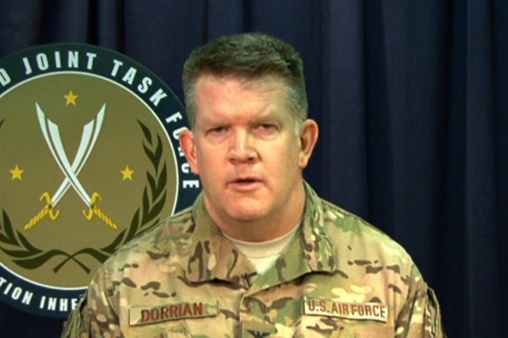 Đại tá Không quân Mỹ John Dorrian. (Nguồn: CNN.com)