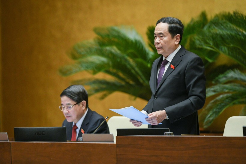 Phó Chủ tịch Thường trực Quốc hội Trần Thanh Mẫn phát biểu kết thúc Phiên chất vấn và trả lời chất vấn tại Kỳ họp thứ 4, Quốc hội khóa XV.