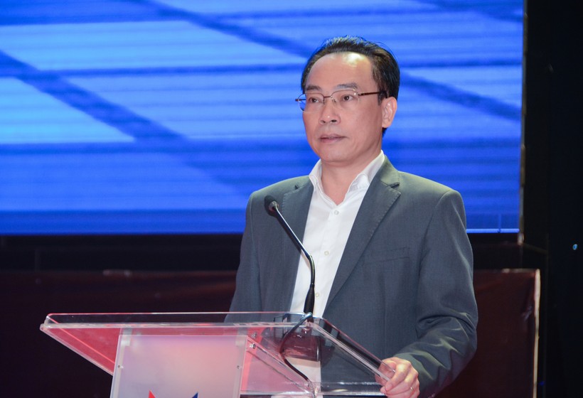Thứ trưởng Hoàng Minh Sơn phát biểu khai mạc Hội nghị tuyển sinh năm 2023.