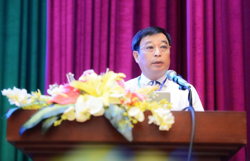 Ông Nguyễn Thuận, Trưởng phòng GD&ĐT Thành phố Huế phát biểu tại Hội thảo. ảnh 1