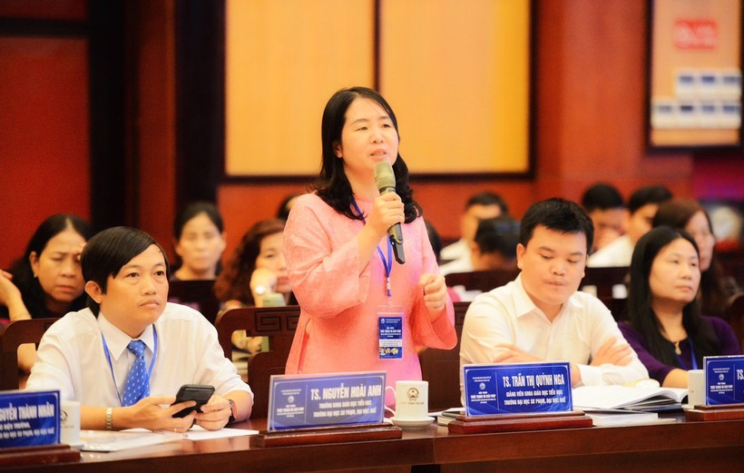 TS Trần Thị Quỳnh Nga chia sẻ một số giải pháp thực hiện hiệu quả Chương trình Giáo dục phổ thông 2018. ảnh 6