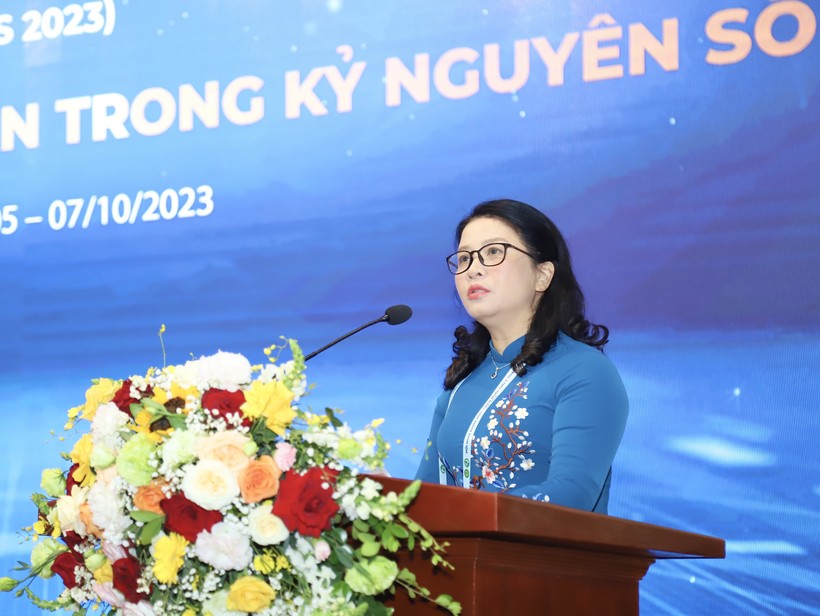GS.TS Nguyễn Thị Lan phát biểu tại hội nghị. ảnh 3