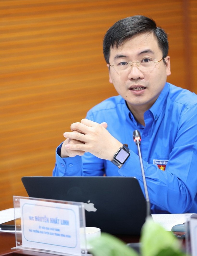 Anh Nguyễn Nhất Linh - Phó Trưởng ban Tuyên giáo, Trung ương Đoàn.