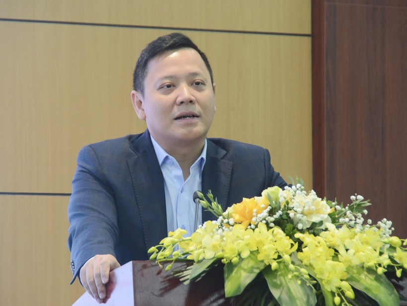 GS.TS Lê Anh Vinh - Viện trưởng Viện Khoa học Giáo dục Việt Nam phát biểu tại hội thảo.
