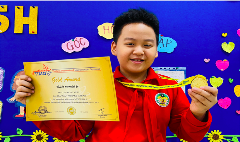 Nguyễn Hùng Minh - Cậu học trò tài năng trường Tiểu học Tràng An ảnh 7